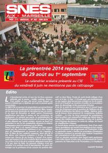 Journal académique n° 363 Juin 2014