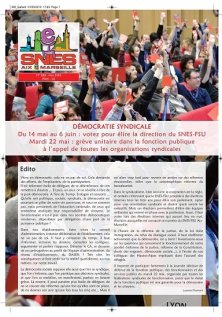 Journal Académique n°388 - Démocratie syndicale