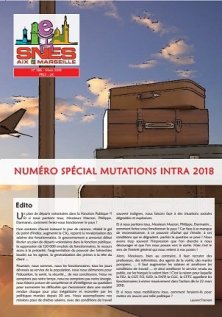 Journal Académique n°386 - Mutation intra-académique 2018