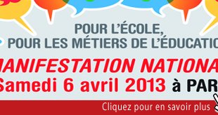 Samedi 6 avril : manifestation nationale à Paris