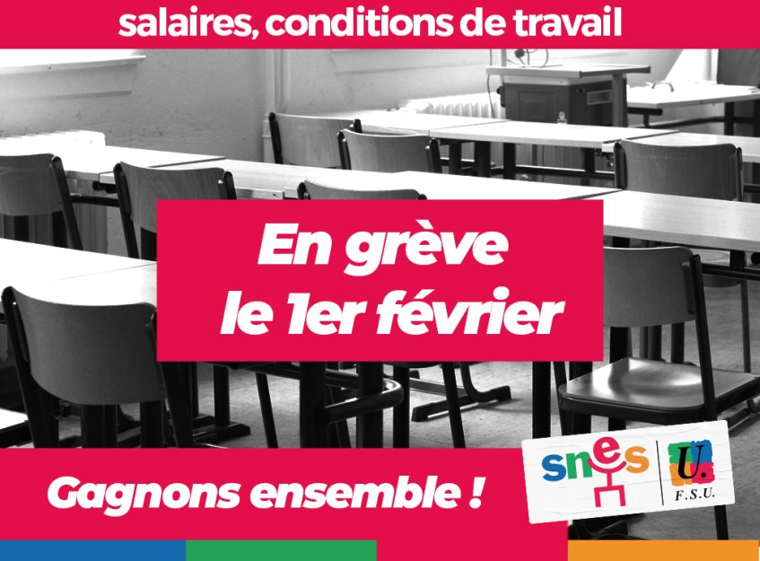 1er Fevrier : Toutes et tous en grève